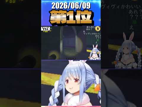 6/9 草コメント数ランキング第1位 #兎田ぺこら 2時間2分ごろ