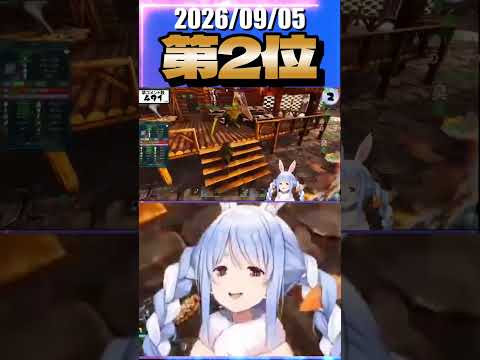 9/5 草コメント数ランキング第2位 #兎田ぺこら 1時間50分ごろ