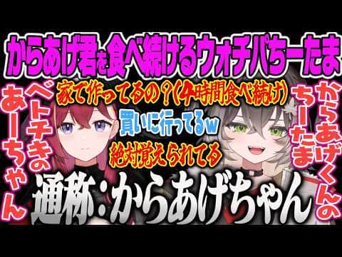 【龍巻ちせ】からあげクンが好きすぎて店員にあだ名を付けられてる説が浮上するちーたまw【龍巻ちせ、昏昏アリア、しゃるる、Yutapon、Recap、Zerost、hetel、ぶいすぽっ!】