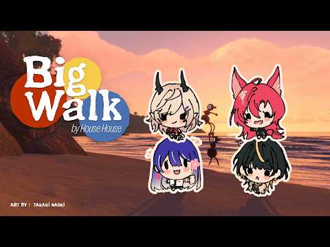 「 BIG WALK 」kaki kiri ke depan, kaki kanan ke depan, bisa jalan