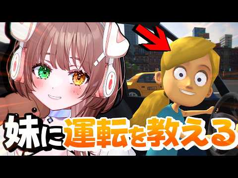 【妹に運転を教える】けど正直妹とどっちがポンコツかって言われたら難しい質問だね、でも声で指示してできないなら悪いのは全部妹だRY【清楚系/酢酸かのん】