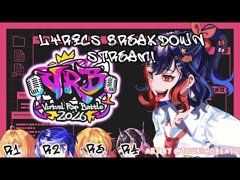 #VRB2026 LYRICS BREAKDOWN STREAM!