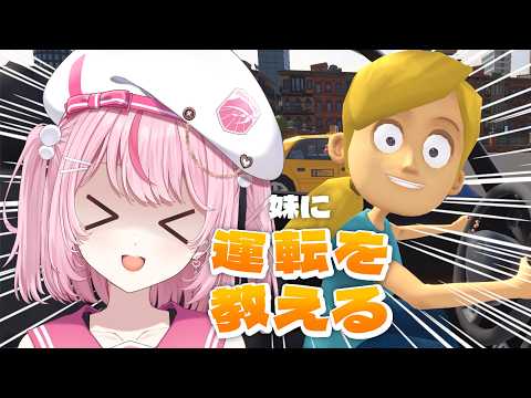 無免許お姉ちゃん系(自称)アイドルが「妹に運転を教える」【るるららりりぃ/そらびん】 #るらりらいぶ