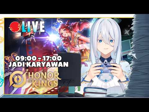 【HONOR OF KINGS】HARI PERTAMA STREAM 9 TO 5 JADI KARYAWAN TENCENT !! - VTUBER INDONESIA #hok