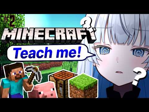 MINECRAFT #2 |  Please teach me how to play Minecraft! (I'm still learning English)-Japanese Vtuber-