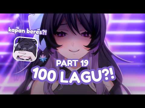 surely this time check point -100 haha... | 100 SONG CHALLENGE PART 19 💜✨