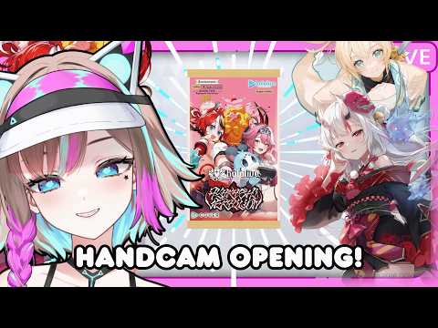 【Handcam】Opening NEW Hololive Cards!!