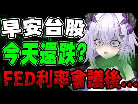 【早安台股】FED利率會議公開,台股還要繼續跌嗎?滿地都是鑽石嗎?【蕾蒂希婭 Letizia】