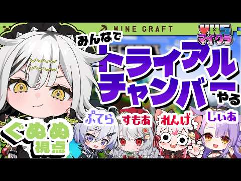 【 #VHSマイクラ 】と、とらいあるちゃんばーね!【常勝無敗ぐぬぬ】#マイクラ Minecraft