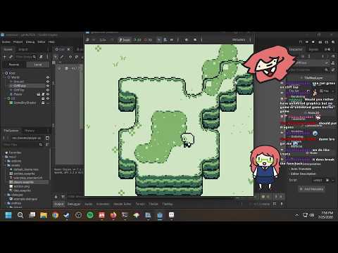 still not much done but it's in godot now (GMTK Game Jam, theme: count down)