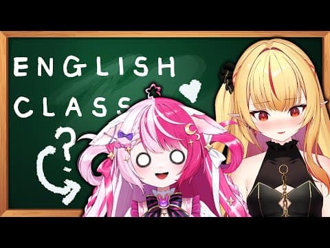 English class with @RubyRuneheart 🎀