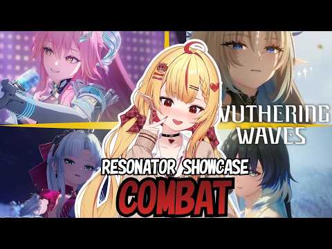 Reacting to Resonator Combat Showcases #wuwa