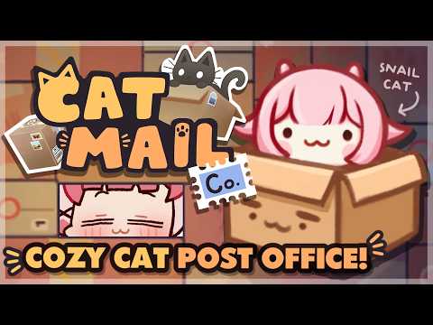 Cozy Mail Girl VTuber Sorts Your Cat's Mail ♡【Cat Mail Co.】