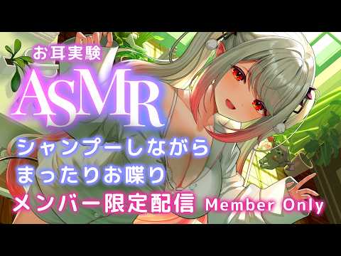 【メンバー限定ASMR】お耳実験!シャンプーしながらお喋りしちゃう【周防パトラ】