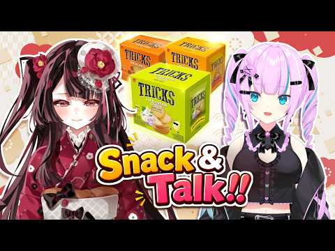 【collab with @落乃いなほ 】Indonesian Snacks & Random Questions with Inaho!