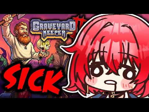 I Am Sick But I Want To Play Graveyard Keeper 2 | 🔴LIVE Gameplay