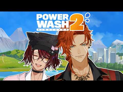 【PowerWash Simulator 2】Wishbone will make everything spotless 💦 w/@RyzarBlazenfang
