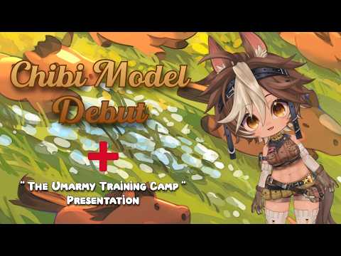 [CHIBI MODEL DEBUT & PRESENTATION] look at her! just a little horse fella!! || Tomoe Umari