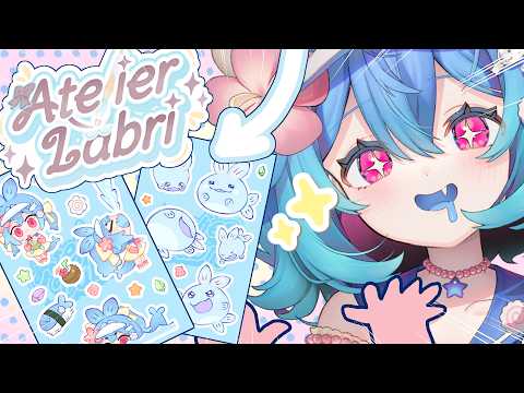 my friend MADE MERCH OF ME? LET'S UNBOX! 🎨⭐【HANDCAM】