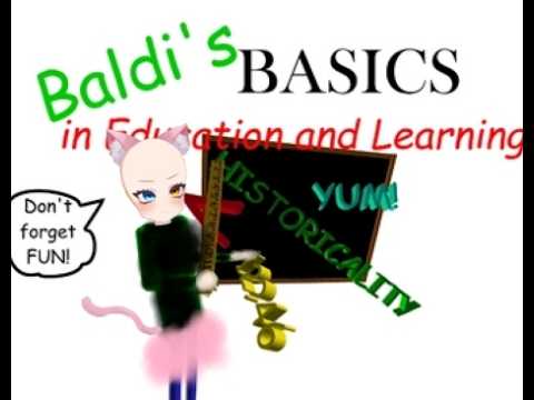 Playing Baldi's basic for the first time