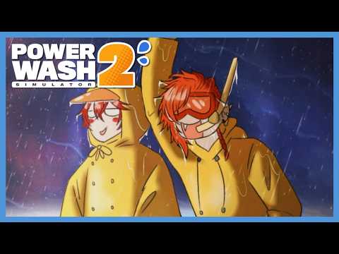 powerwash simulator 2 // getting wet with wishbone. 💦