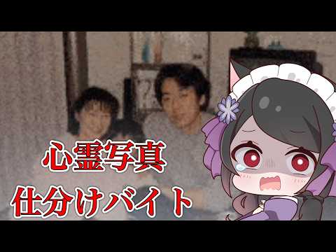 【🔴心霊写真仕分けバイト】仕分けを間違えると呪われる?!危険なバイトに挑むぞ!【ホラー】