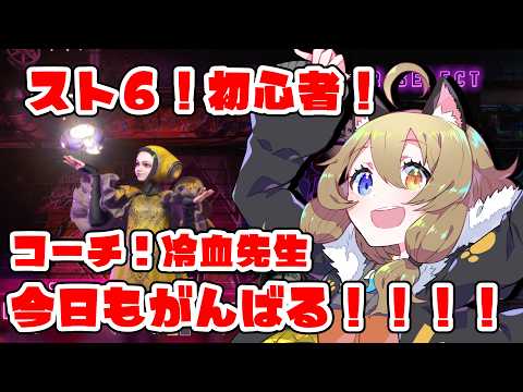 【スト6】初心者やる!コーチ：冷血先生【STREET FIGHTER 6】