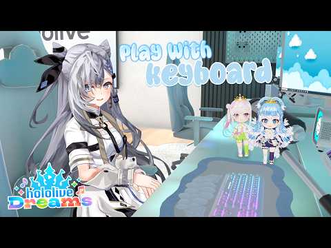 【hololive Dreams】 1st Time Keyboard! 🐟 #holodori #ホロドリ