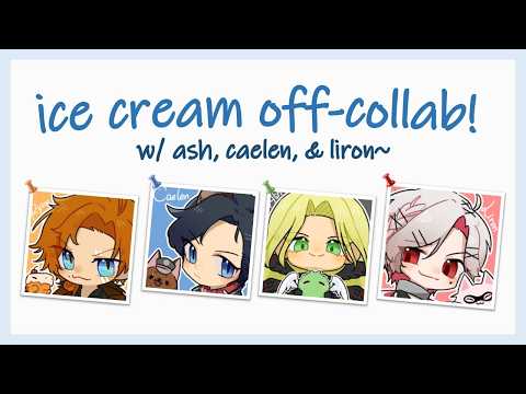 ice cream off-collab // trying diff ice cream flavors w/ ash & caelen! 🍦