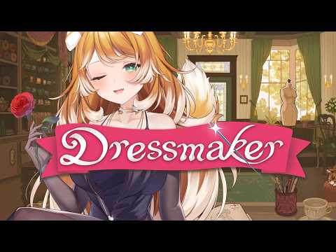 It's time for your fitting! 👗Trying the viral Dressmaker game for the 1st time!【#BonnieBarkswell】