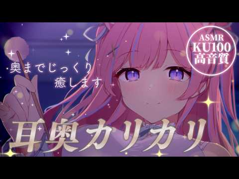 〚ASMR〛耳奥カリカリ耳かき⟡.*奥までじ~っくり癒します…♡吐息/綿棒/梵天/竹耳かき〚個人Vtuber/苺氷えな〛