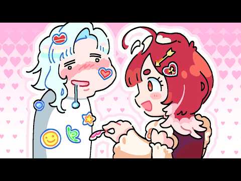 letting my wife cover me in stickers