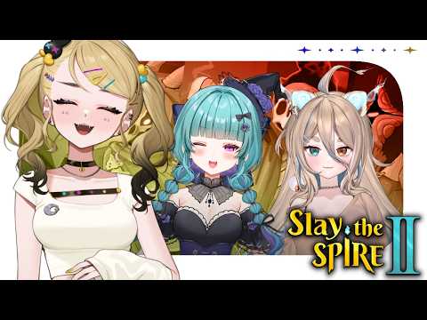 MORE MULTIPLAYER WITH MISS @MajokkoMeimi & MISS @Pekoe_Boo  !!! 【Slay the Spire 2】