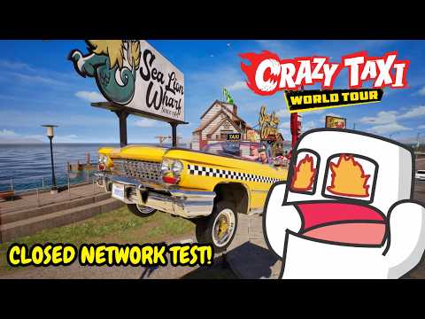 SOPIR TAKSI GILAAAAAAAA!!! (Crazy Taxi World Tour Closed Network Test)