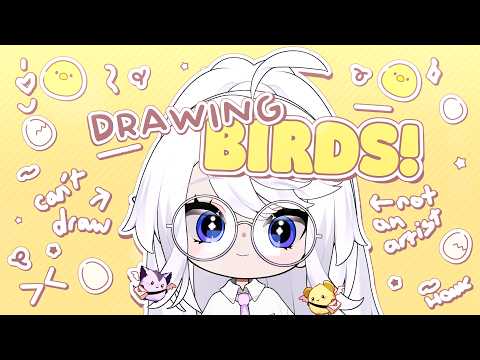 LIVE Drawing Birds! But I'm NOT an Artist, help