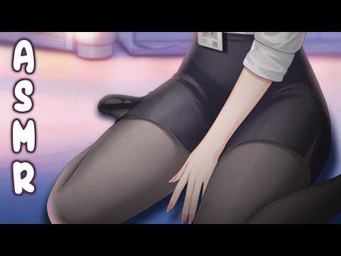 【ASMR】 sit on my lap and get pampered~! 🤍 (head massage, positive affirmations, ear rubbing)