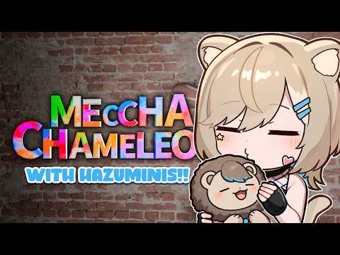 【MECCHA CHAMELEON】spending a day painting with hazuminis!! 🦁 (and then some xiv) | Hazuthon Day 7