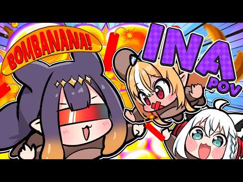 【BOMBANANA!】Am Monkey?! with @ShirakamiFubuki & @ShiranuiFlare  #fltakon