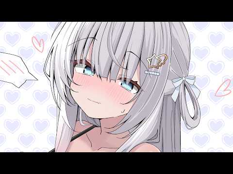 ✧ASMR/KU100✧ふわふわもこもこ甘やかし♡梵天,ふわふわタオル,吐息,オノマトペ/Whispering,Relax,Sleep trigger/✧Binaural 睡眠導入✧