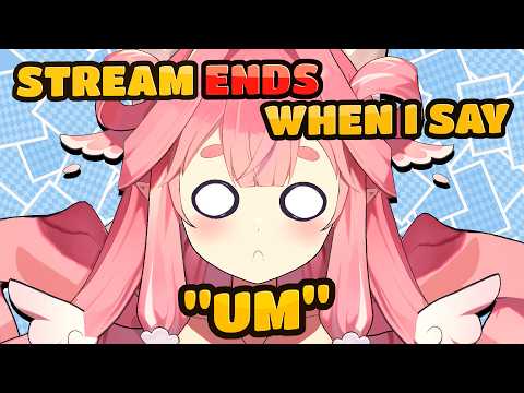 a zatsu but stream ENDS if i say "um"【Zatsudan / Just Chatting】