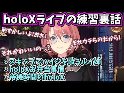 ハイジを歌うルイ姉?待機時間はなにしてるの?holoXライブのリハーサルの面白エピソードを語るルイ姉☆【ホロライブ/鷹嶺ルイ/切り抜き】