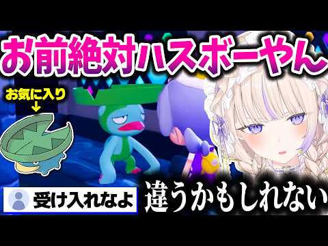 大好きになったハスボーの進化系を知り認めたくなくなるばんちょーwww【ホロライブ切り抜き/轟はじめ/ぽこ あ ポケモン/ReGLOSS/DEV_IS】