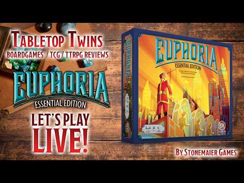 [TABLETOP TWINS] Euphoria Essential Edition -Let's Play Stonemaier Games
