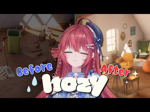 【Hozy】空き家を掃除して、お部屋作りするゲーム。ほのぼのやるよ♪【汐鳴みりね / ななしいんく】