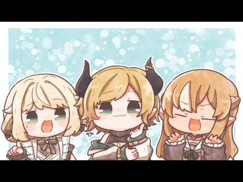 【オフコラボ 】あーんで当てて♡ポテチ味覚チャレンジ📣 【ホロライブ/癒月ちょこ/不知火フレア/風真いろは】