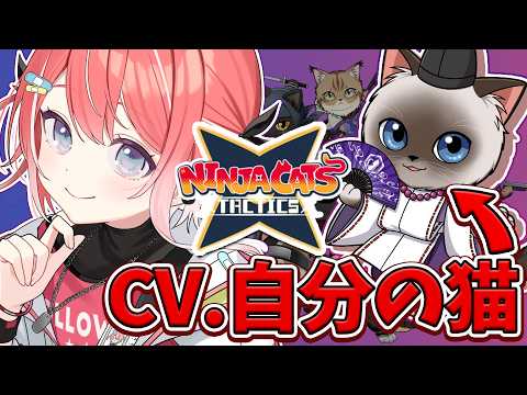 【NINJA CATS: Tactics】CV.藍坂しうの猫がいるゲーム…?にゃん…?🐈【すぺしゃりて/藍坂しう】