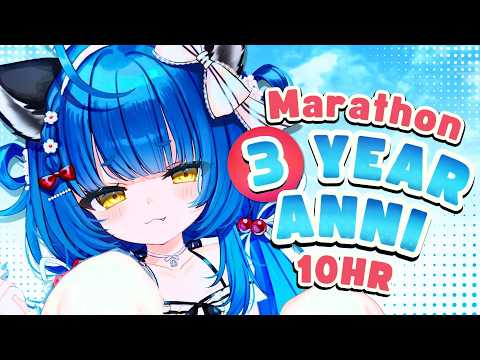 【3 YEAR ANNI Marathon】10 Hours of Fun 🎉【Poko Rakun】