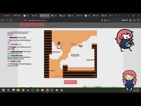 gameboy dog balloon game is out!! playing GBJAM games