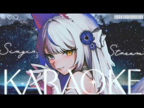 【#歌枠 /KARAOKE】深夜なのでこっそり歌います。【 ルルベル / VTuber】
