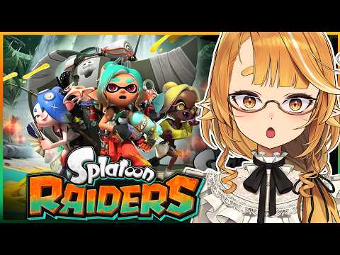 Help!! The salmon are hunting me!😱🐟【Splatoon Raiders】Completely Blind Playthrough